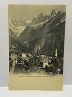 Switzerland Postcard, Soglio Mit Piz-Cengalo Piz-Badile - Soglio