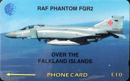 FALKLAND  -  Phonecard  -  RAF PHANTOM FGR2  -  £ 10 - Falkland Islands