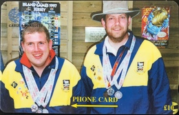 FALKLAND  -  Phonecard  -  David Peck & Graham Didlick  -  £ 10 - Falkland