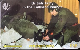 FALKLAND  -  Phonecard  - British Army In The Falkland Islands  -  £ 10 - Falklandeilanden