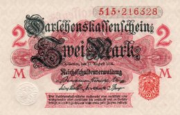 GERMANY-  2 MARK 1914  P-53/2   UNC - Other & Unclassified