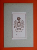 Ex-libris Héraldique Illustré - Vers 1900 - EDUARD DILLMANN (Saint Empire) - Bookplates