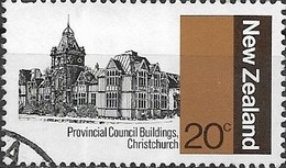 NEW ZEALAND 1979 Architecture - 20c. Provincial Council Buildings, Christchurch FU - Used Stamps
