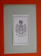 Ex-libris Héraldique Illustré - Vers 1900 - EDUARD DILLMANN (Saint Empire) - Ex-Libris