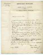 Gouvernement Provisoire / Mairie De Paris / Signé D'andré Marchais / 2 Mars 1848 / Paris Dept 60 Seine - 1801-1848: Précurseurs XIX