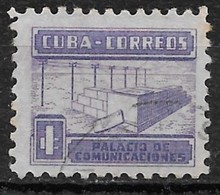 Cuba 1951. Scott #RA11 (U) Proposed Communications Building  (Complete Issue) - Impuestos