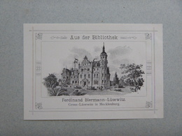 Ex-libris Illustré - 1900 - Ferdinand BIERMANN - LÜSEWITZ - Exlibris