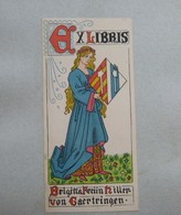 Ex-libris Illustré - Vers 1900 - HILLER VON GAETRINGEN Par Closs, Stuttgart - Bookplates