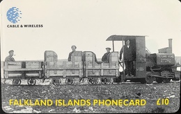 FALKLAND  -  Phonecard  -  Cable & Wireless  -  The Camber Railway  -  £ 10 - Falklandeilanden