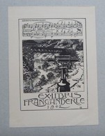 Ex-libris Illustré - Vers 1900 - FRANZ ANDERLE Par A. Roller De Vienne - Ex-libris