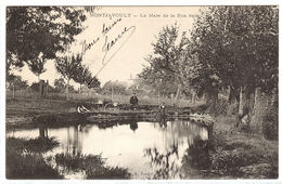 MONTJEVOULT (60) -  La Mare De La Rue Soin - Ed. A. Bardel, Gisors - Montjavoult