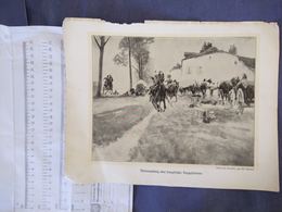 ANTIQUE ORIGINAL 1916 PICTURE GERMAN WWI WAR ON BELGIUM  #7 - Alemán