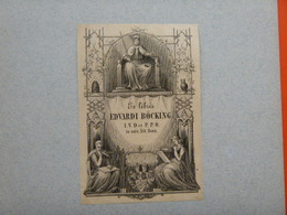 Ex-libris Illustré Fin XIXème - EDOUARD BÖCKING - Bookplates