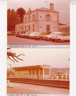 29 / LANDIVISIAU /    2 PHOTO VERITABLE GARE 1980 - Landivisiau