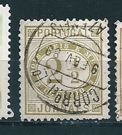 N° 50 A Timbre Pour Journaux (Dent. 11 1/2) Olivejaune  Timbre Portugal 1876 Journaes - Used Stamps