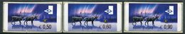 FINLAND 2002 Reindeer ATM, Three Values MNH / **.  Michel 37 - Automatenmarken [ATM]