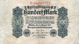 GERMANY- 100 REICHSMARK 1922  P-75  Circ - 100 Mark