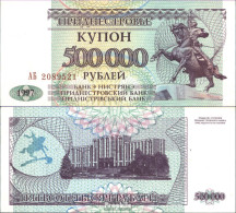 Transdniestria Pick-Nr: 33 Bankfrisch 1997 500.000 Rublei - Moldavië