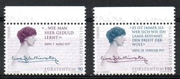 LIECHTENSTEIN. N°1065-6 De 1996. Femmes Célèbres. - 1996