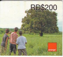 TARJETA DE REPUBLICA DOMINICANA DE ORANGE RD$200  ARBOL - TREE - Dominicana