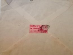 Force English In Egypt Letter Stamp Rare  Egypt Royal - Covers & Documents
