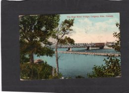 92996     Canada,   The Bow  River Bridge,  Calgary,  Alta,  VG  1914 - Calgary