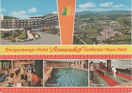 AK Grafenau Steigenberger Hotel Sonnenhof A Schönberg Freyung Stempel Ersttagsstempel Fernsehlotterie Berlin 1976 - Freyung