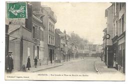 Delcampe - BRETEUIL - Rue Grande Et Place Du Marché Aux Herbes - Breteuil