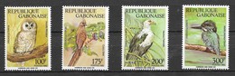 Gabon 1992 MiNr. 1128 - 1131  Gabun Native Birds Owls  4v MNH** 22,00 € - Gabon