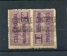 !!!  ALGERIE, COLIS POSTAUX N°13a, PAIRE AVEC TETE BECHE NEUVE ** - Parcel Post