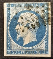 FRANCE 1854 - Canceled - YT 14A - 20c - 1853-1860 Napoleon III