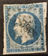 FRANCE 1854 - Canceled - YT 14A - 20c - 1853-1860 Napoléon III.