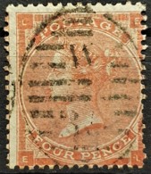 GREAT BRITAIN 1862 - Canceled - Sc# 34 - 4d - Usados