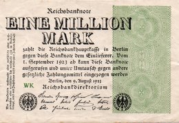 GERMANY-1 MILLION MARK 1923  P-102a  Circ XF++   UNIFACE - 1 Million Mark