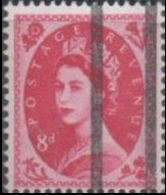 GREAT BRITAIN QII Q2 Wilding 8d PO Training Stamps OVPT:2b GB - Variétés, Erreurs & Curiosités