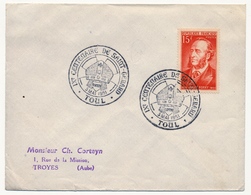 FRANCE - Env Cachet Temporaire "IXe CENTENAIRE DE SAINT-GERARD" - 3/5/1951 - TOUL - Commemorative Postmarks