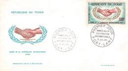 TCHAD - FDC 1965 COOPÉRATION INTERNATIONALE //ak859 - Tchad (1960-...)