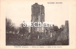 Ruines Of The Church - Guerre 1914-16 - Woesten - Vleteren