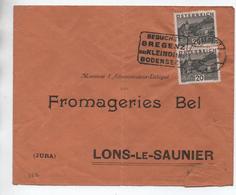 1931 - ENVELOPPE De BREGENZ Pour LONS LE SAUNIER (JURA) - Covers & Documents