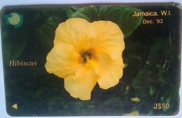 Jamaica J$50  16JAMD Hibiscus - Jamaïque