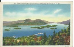 NEW-YORK   ( ETATS-UNIS )  LAKE GEORGE ,  THE NARROWS , HUNDRED ISLANDS AND TONGUE MT. - Lake George