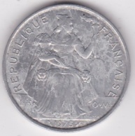 Polynésie Francaise . 5 Francs 1975, En Aluminium - French Polynesia