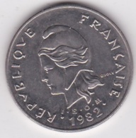 Polynésie Francaise . 50 Francs 1982, En Nickel - Polynésie Française