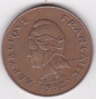 Polynésie Francaise . 100 Francs 1992, Cupro-nickel-aluminium - French Polynesia