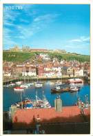 CPSM WHITBY - A View Of Abbey And Harbour From West Cliff         L3036 - Whitby