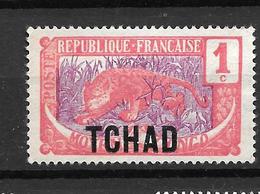 1922 - France Tchad  / Puma / YT 1 /  MNH* - Neufs