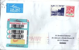 1 R-Brief Aus Israel / 1 Cover From Israel - Briefe U. Dokumente