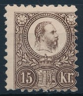 * 1871 Réznyomat 15kr élénk Színű Friss Bélyeg, Elfogazva (120.000+) Signed: Köhler - Sonstige & Ohne Zuordnung