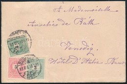 1893 Levél 2 X 3kr + 5kr Bérmentesítéssel "BUDAPEST" - Velence (Olaszország) - Sonstige & Ohne Zuordnung