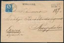 1871 Réznyomat 10kr Hiányos Expressz Ajánlott Szorgalom Levélen "BATTONYA" - Nagylak - Sonstige & Ohne Zuordnung